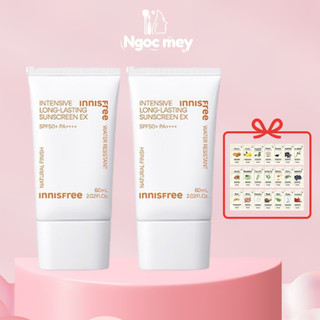 Kem Chống Nắng Cho Da Dầu Hỗn Hợp innisfree Long Lasting Sunscreen Ex SPF50+ PA++++ 60ml