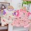 Bộ Sát Nách Bé Gái Phối Bèo 6 - 16kg, Vải Thun Tăm mềm, có giãn tốt, mát mẻ - MS47