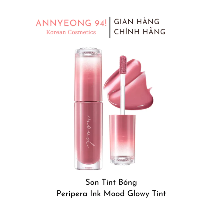 Son Tint Bóng Peripera Ink Mood Glowy Tint - Cho Đôi Môi Căng Mọng Như Ngậm Nước