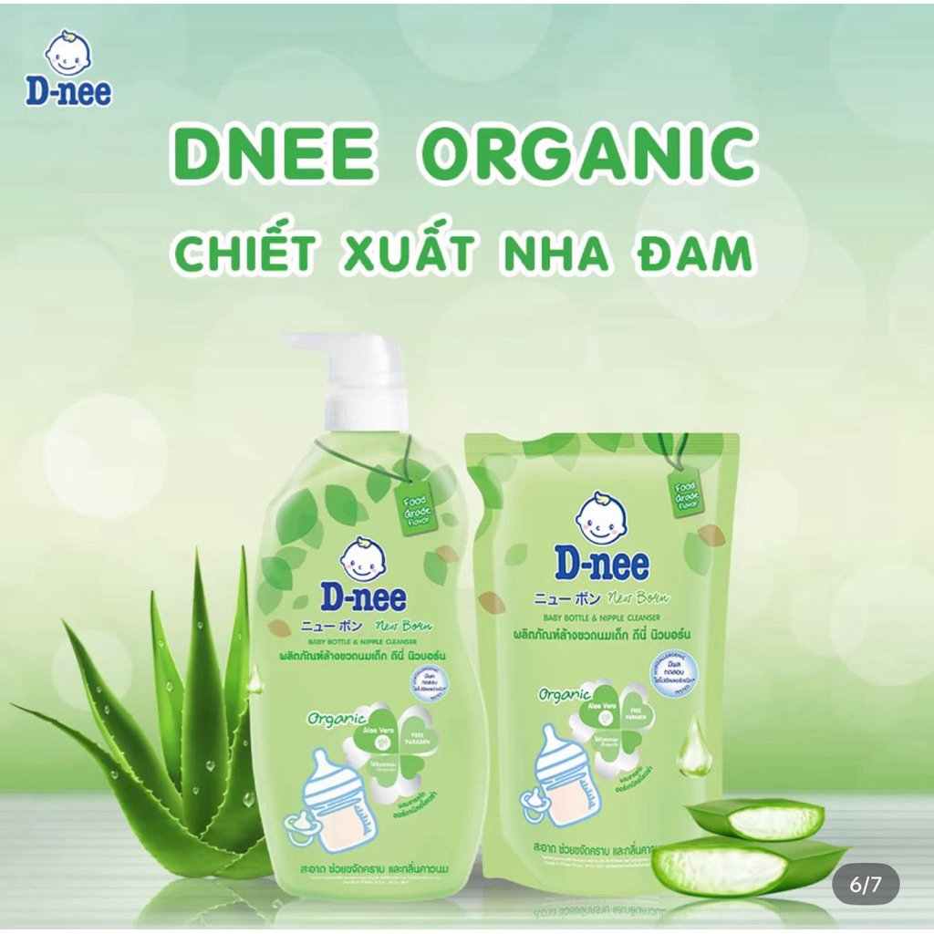 [Combo tiết kiệm]Nước rửa bình sữa  ,rau củ cho bé Dnee Organic túi 550ml