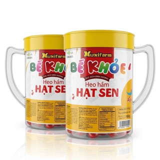 Combo 1-2-3 Ca Xúc Xích Xuxifarm Bé Khỏe Heo Hầm Hạt Sen (Ca 900g - 50 cây ×18g) - Dinh Dưỡng Cho Bé