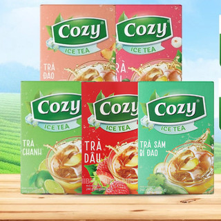Trà hòa tan Cozy Trà trái cây hòa tan Cozy Nguyên liệu pha chế trà trái cây