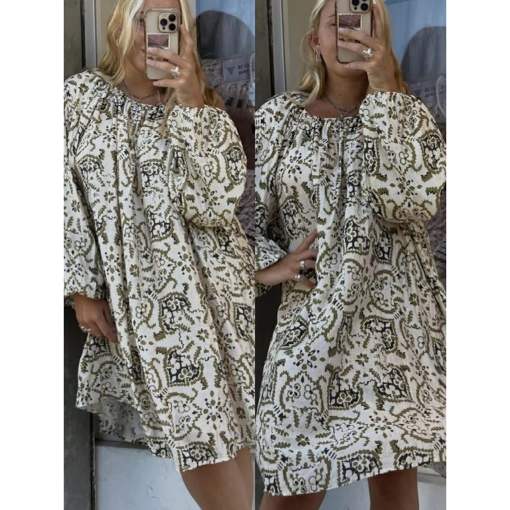 (BomoHouse) Đầm oversize cổ thun và bẹt vai nhà Xoài bigsize (ko dây) - dư xịn.