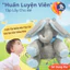 Đồ Chơi Voi Ú Òa GutyKids Đồ Chơi Thú Bông Phát Nhạc Vẫy Tai Đễ Thương Cho Bé, Biết Hát, Dùng Pin AA
