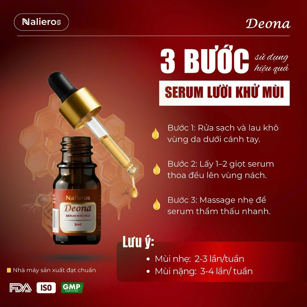 Serum Deona khử mùi cơ thể - Dứt điểm hôi nách