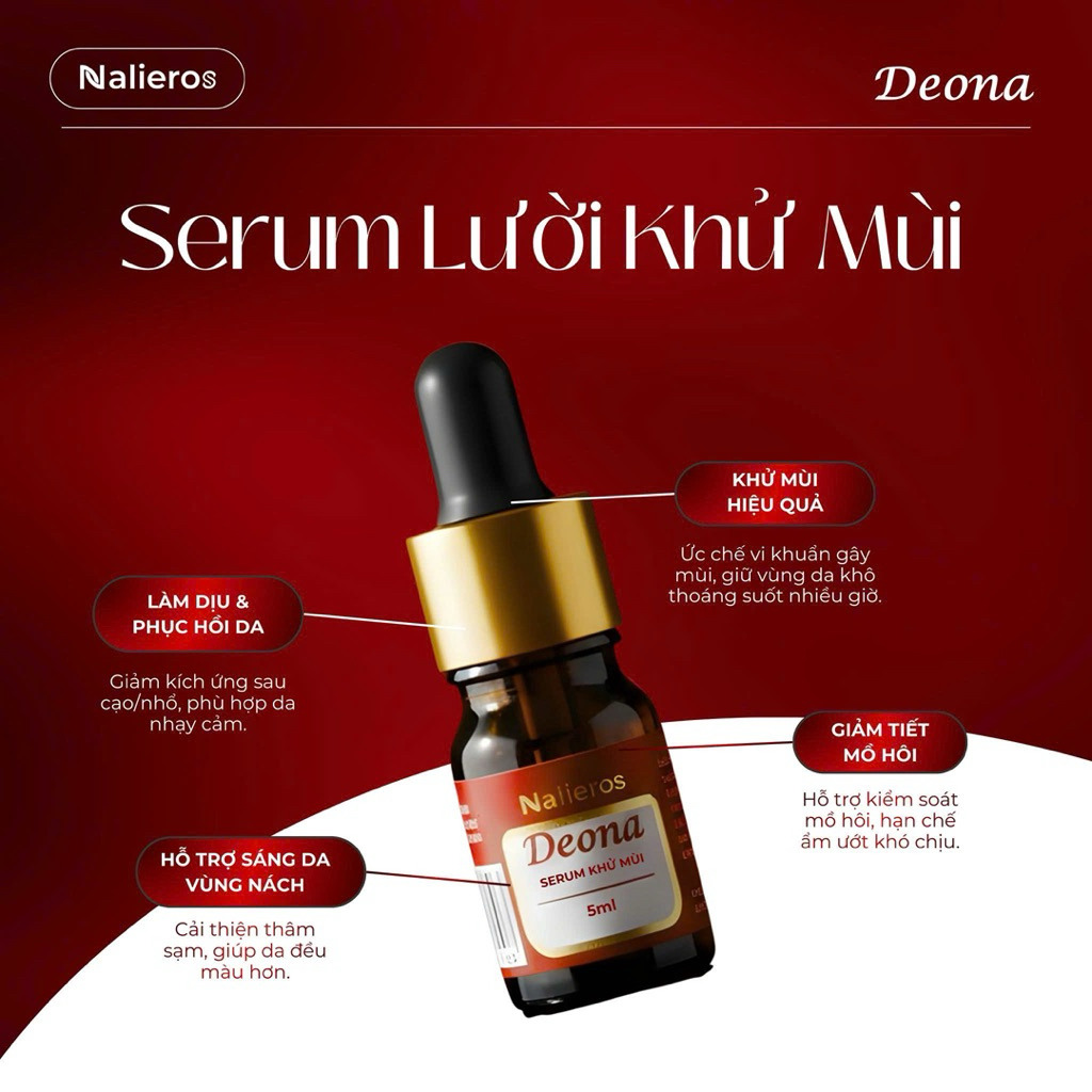 Serum Deona khử mùi cơ thể - Dứt điểm hôi nách