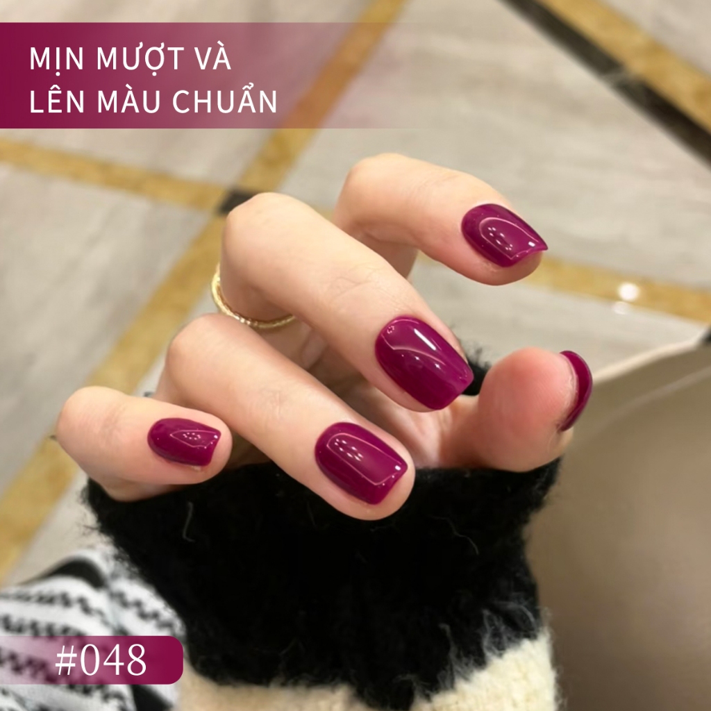 XEIJAYI 10ml - Sơn gel móng tay màu đỏ mận mới, độ bão hòa cao, thích hợp cho các tiệm nail và các dự án DIY.