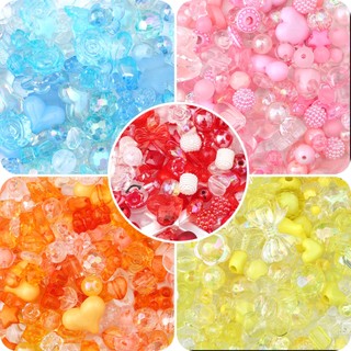 Hạt acrylic Baroque mix màu ngẫu nhiên 30g/bag - Phụ kiện handmade