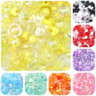 Hạt acrylic Baroque mix màu ngẫu nhiên 30g/bag - Phụ kiện handmade
