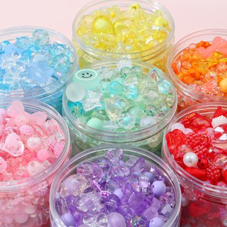 Hạt acrylic Baroque mix màu ngẫu nhiên 30g/bag - Phụ kiện handmade