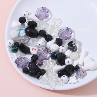 Hạt acrylic Baroque mix màu ngẫu nhiên 30g/bag - Phụ kiện handmade