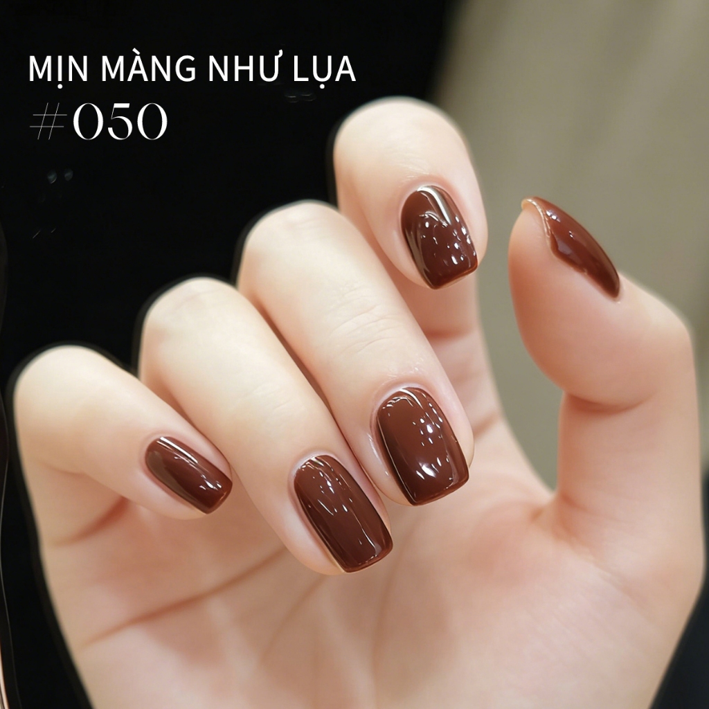 XEIJAYI 10ml-Sơn móng tay dạng gel màu sô cô la, thời trang và đa năng, thích hợp sử dụng tại salon.