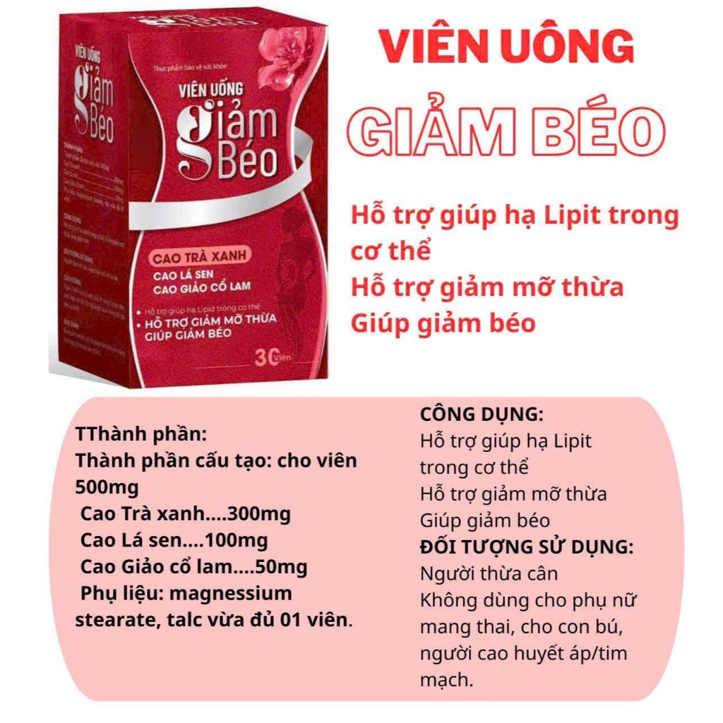 Viên uống giảm béo Body Mẫu Mới Chính Hãng Cao Cấp Hộp 30 Viên ✅ Viên uống giảm cân Body Sline đốt mỡ thừa Slim Body