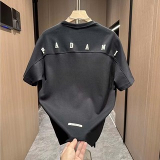 Áo thun nam nữ from rộng chất cotton khô họa tiết chữ thêu