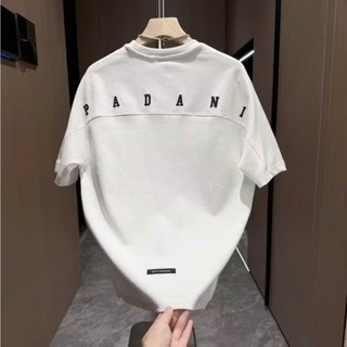 Áo thun nam nữ from rộng chất cotton khô họa tiết chữ thêu