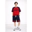 Bộ Đồ Bé Trai Cotton Form Rộng Quần Da Cá Style Hàn Quốc Mặc Mát Size Đại 25-75kg CT02