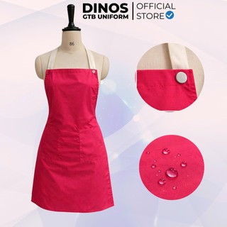Tạp Dề Dù Chống Thấm Dinos Dạng Yếm Đeo Cổ Cho Pha Chế, Phục Vụ, Giáo Viên Dạy Vẽ - Nhiều Màu