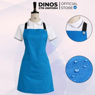 Tạp Dề Dù Chống Thấm Dinos Dạng Yếm Đeo Cổ Cho Pha Chế, Phục Vụ, Giáo Viên Dạy Vẽ - Nhiều Màu