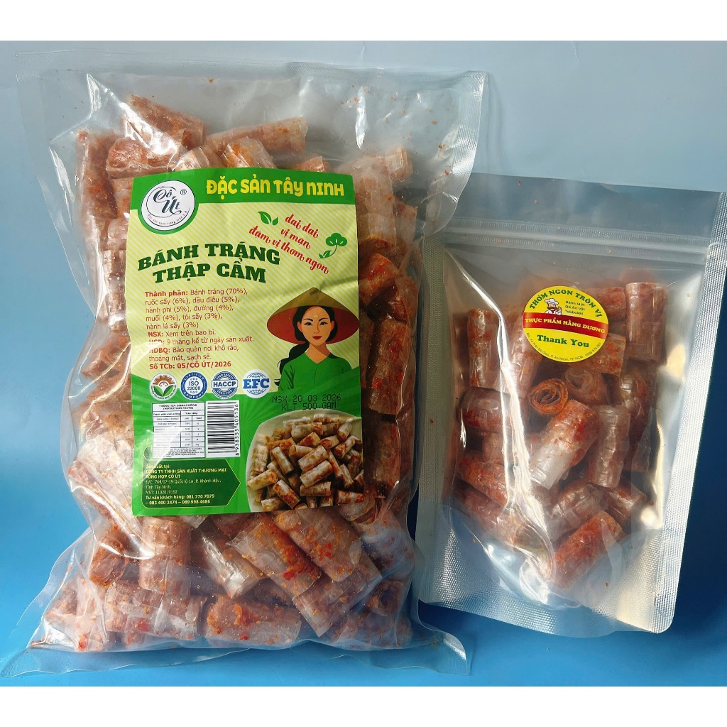 1kg Bánh Tráng trộn Cuộn Cực ngon