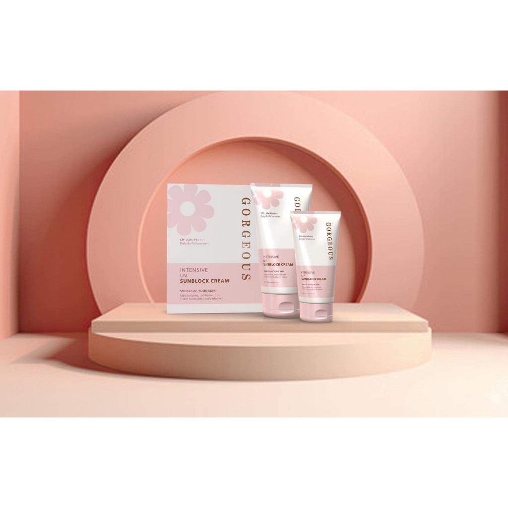 Mua 1 Set tặng 2 mặt nạ  - Kem Chống Nắng  Nâng Tông – Bảo Vệ Da lkhỏi tia UV , Nâng Tông Tự Nhiên Trắng Hồng spf 50+++
