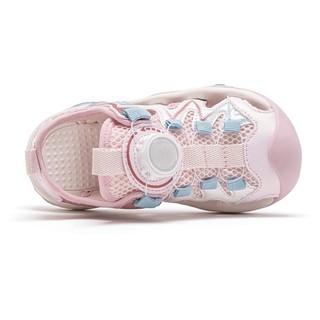 Dép rọ quai hậu bé gái HOBIBEAR EK1190 Pastel khóa xoay, sandal đi học đi chơi đế nhẹ chống trượt