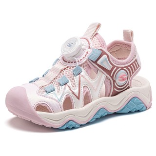 Dép rọ quai hậu bé gái HOBIBEAR EK1190 Pastel khóa xoay, sandal đi học đi chơi đế nhẹ chống trượt