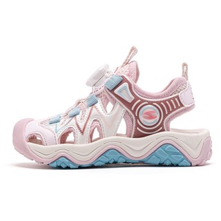 Dép rọ quai hậu bé gái HOBIBEAR EK1190 Pastel khóa xoay, sandal đi học đi chơi đế nhẹ chống trượt