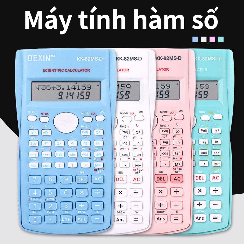 🎁Máy Tính Văn Phòng Phẩm Đa Năng Thiết Kế Đẹp Pin Dùng Lâu Thích Hợp Học Sinh Sinh Viên Nhỏ Gọn