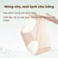 Quần lót nữ su lụa mỏng nhẹ không đường may co giãn linh hoạt đáy lưới thoáng khí LANIXA L166 -CB