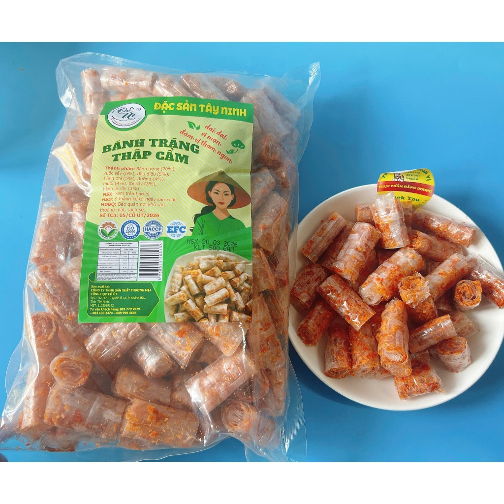BÁNH TRÁNG CUỘN THẬP CẨM LONG AN 500g/1kg