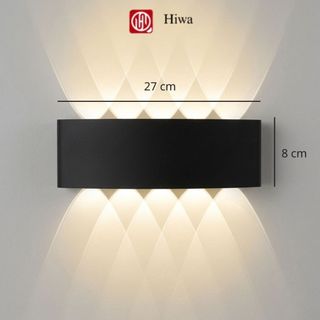 Đèn Trang Trí Hắt Tường Chiếu Sáng 2 Đầu Ngoại Thất HIWA - Hiệu Ứng Tia Sáng Chống Nước Tuyệt Đối