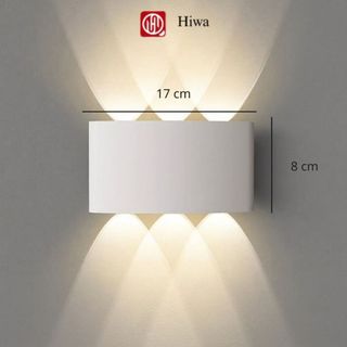 Đèn Trang Trí Hắt Tường Chiếu Sáng 2 Đầu Ngoại Thất HIWA - Hiệu Ứng Tia Sáng Chống Nước Tuyệt Đối