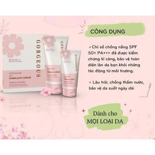Mua 1 Set tặng 2 mặt nạ  - Kem Chống Nắng  Nâng Tông – Bảo Vệ Da lkhỏi tia UV , Nâng Tông Tự Nhiên Trắng Hồng spf 50+++