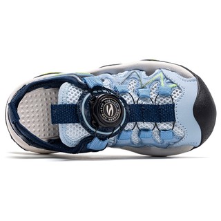 Sandal bé trai HOBIBEAR EK1190 Blue có thiết kế bít mũi chống va đập khóa xoay tiện lợi