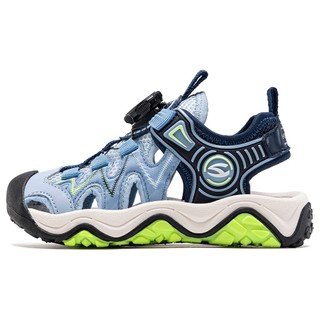 Sandal bé trai HOBIBEAR EK1190 Blue có thiết kế bít mũi chống va đập khóa xoay tiện lợi