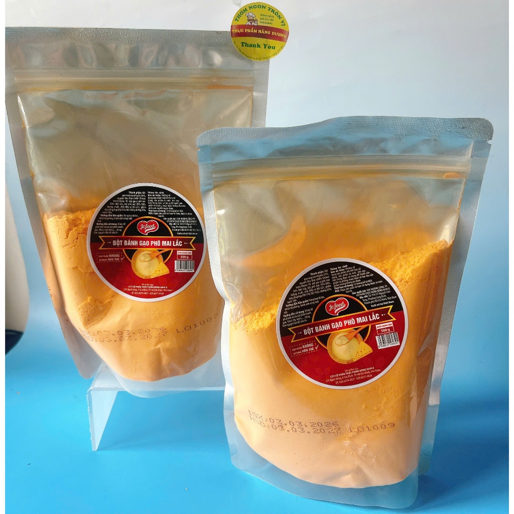 1Kg Bột Phô Mai Lắc ĐNÁ màu Vàng cam đậm_ Vị béo