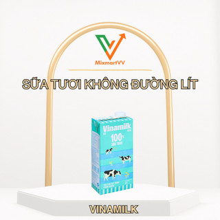 Sữa tươi tiệt trùng không đường Vinamilk 1 lít - Nguyên liệu pha chế đồ uống và thực phẩm gia đình