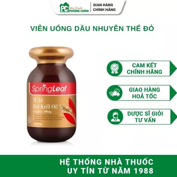 Viên Uống Dầu Nhuyễn Thể Wild Red Krill Oil Complex 700mg Bổ Sung DHA Và EPA Cho Cơ Thể Hộp 60 Viên