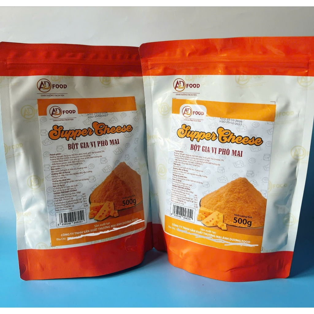 1KG BỘT PHÔ MAI LẮC LOẠI NGON Supper Cheese_ vị béo mặn ngọt, thơm đậm