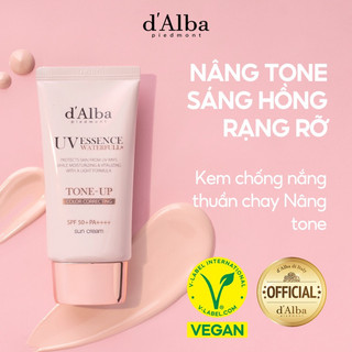 Kem Chống Nắng Nâng Tone D'Alba Waterfull Tone-up Sun Cream SPF 50+ Dưỡng Trắng Tự Nhiên Căng Bóng