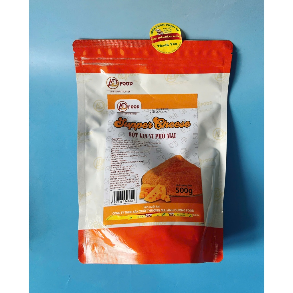1KG BỘT PHÔ MAI LẮC LOẠI NGON Supper Cheese_ vị béo mặn ngọt, thơm đậm