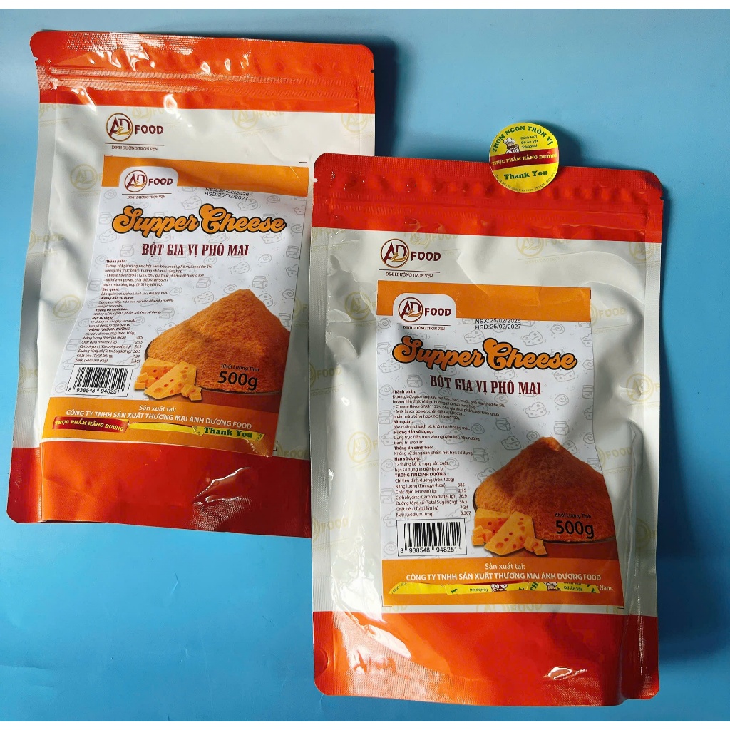1KG BỘT PHÔ MAI LẮC LOẠI NGON Supper Cheese_ vị béo mặn ngọt, thơm đậm