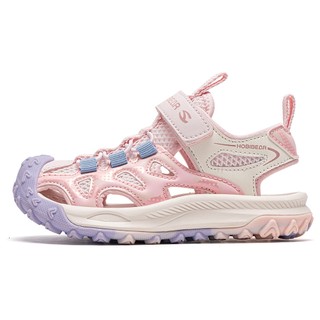Sandal bé gái HOBIBEAR EK1193 Pink có thiết kế bít mũi, vải mesh thoáng khí và đế TPR chống trượt