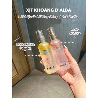 Xịt Dưỡng Cao Cấp D'Alba First Spray - Vital Spray Serum Dưỡng Ẩm Căng Bóng Dưỡng Da Chính Hãng