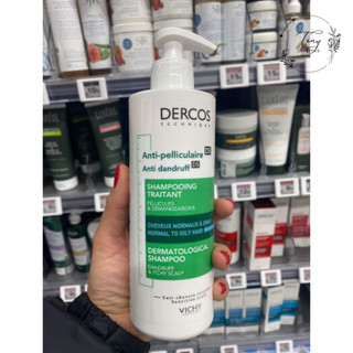 Dầu Gội 𝑫𝒆𝒓𝒄𝒐𝒔 Anti Dandruff màu xanh của Pháp | Làm Sạch Gàu, Hỗ Trợ Giảm Ngứa Dành Cho Da Dầu