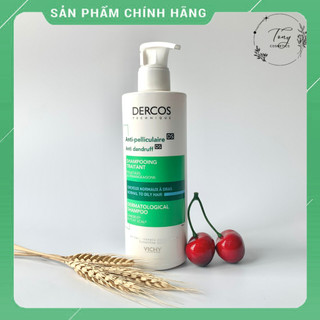 Dầu Gội 𝑫𝒆𝒓𝒄𝒐𝒔 Anti Dandruff màu xanh của Pháp | Làm Sạch Gàu, Hỗ Trợ Giảm Ngứa Dành Cho Da Dầu