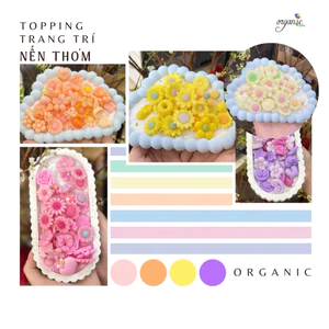 TOPPING TRANG TRÍ NẾN THƠM - SÁP THƠM - DECOR DỄ THƯƠNG