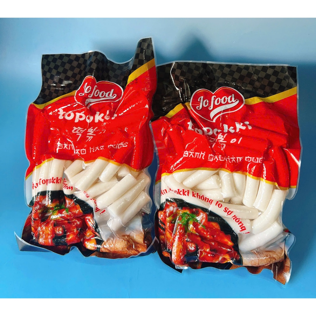 Nguyên liệu nấu bánh gạo tokpokki đủ vị Hiệu Jofood tùy chọn