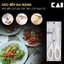 Kéo Bếp Nhật Kai House Select Kitchen Shears Handle White Cắt Thịt Gà Rau Củ Màu Trắng Sang Trọng