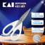 Kéo Bếp Nhật Kai House Select Kitchen Shears Handle White Cắt Thịt Gà Rau Củ Màu Trắng Sang Trọng